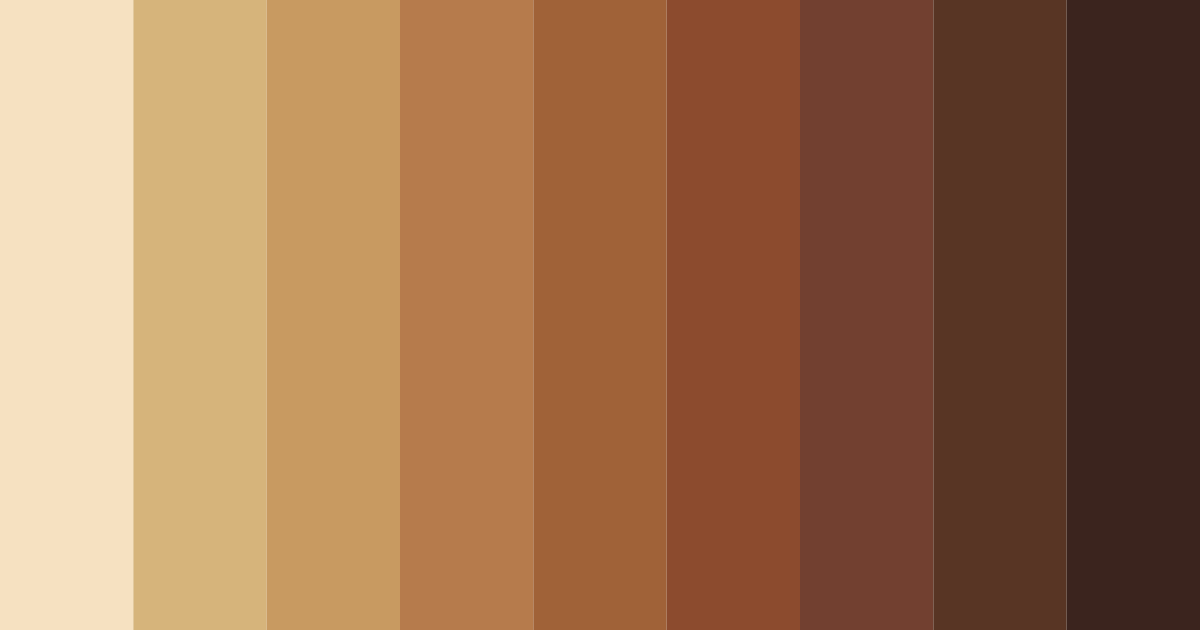 Download brown tobacco color palette PNG image (landscape)