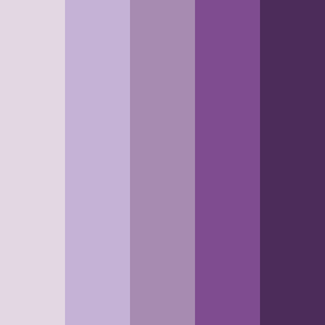 Download purple chocolate color palette PNG image (square)