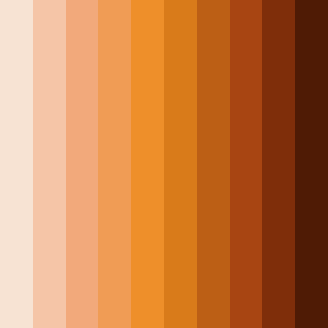 Download savory sweetness color palette PNG image (square)