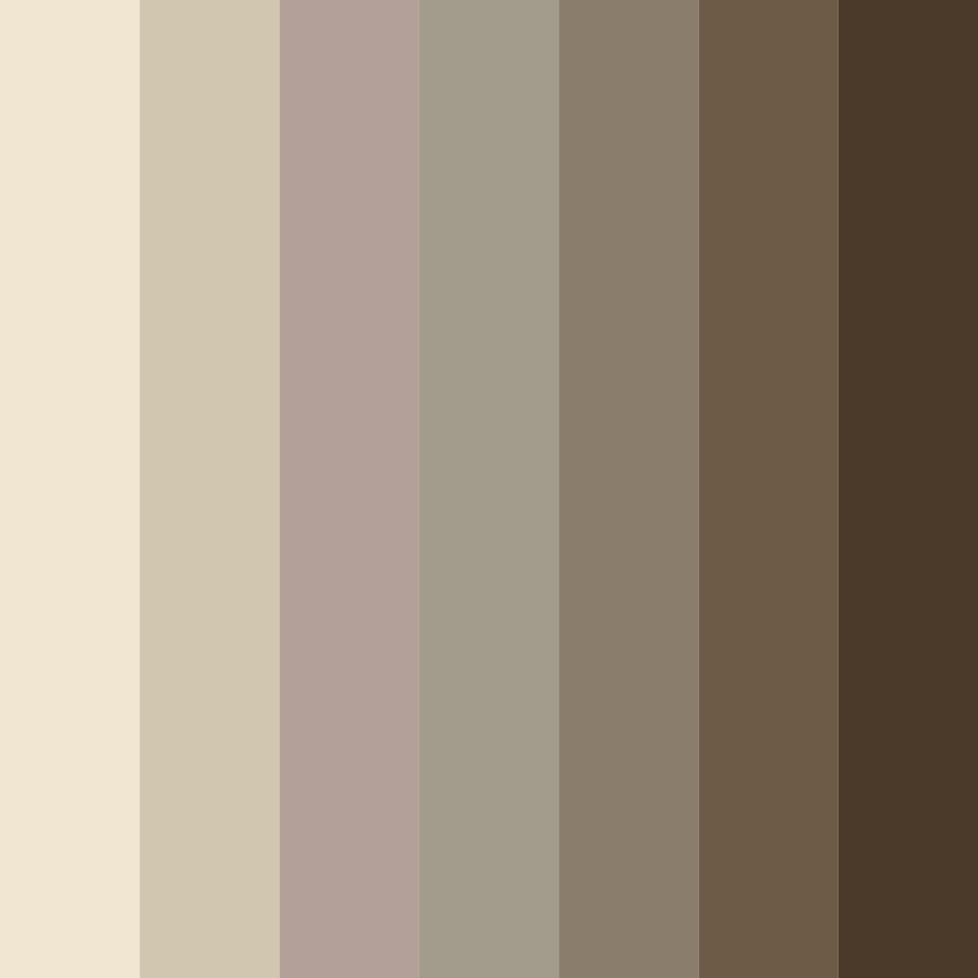Download coastal cream delight color palette PNG image (square)