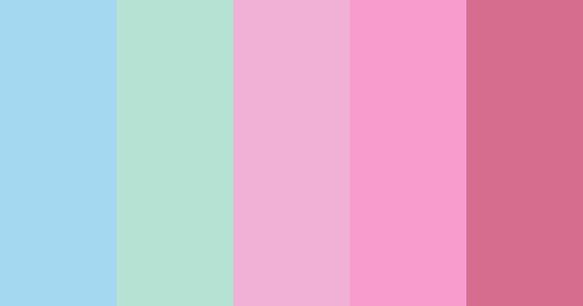 Download shades of pink color palette PNG image (landscape)