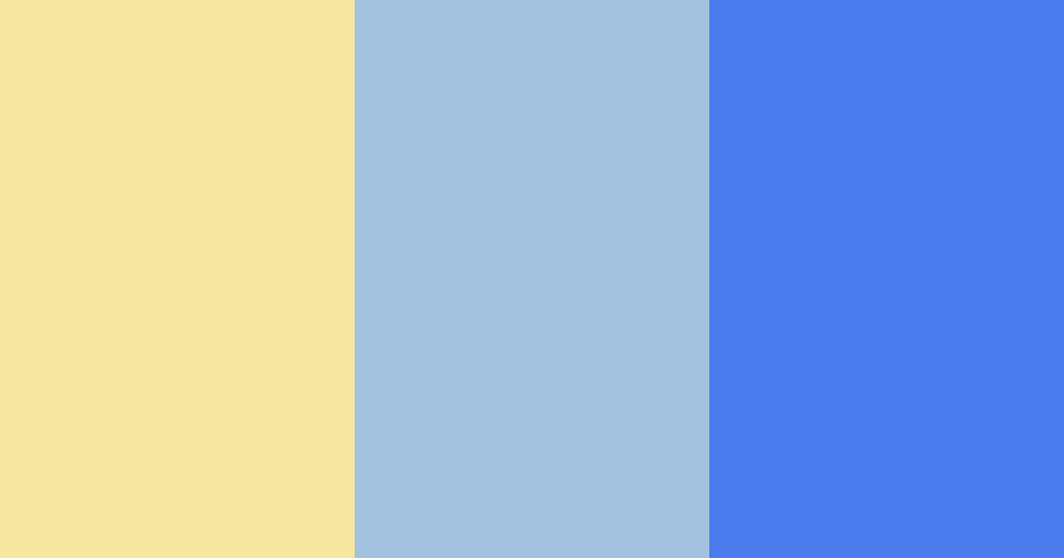 Download blue sunshine color palette PNG image (landscape)