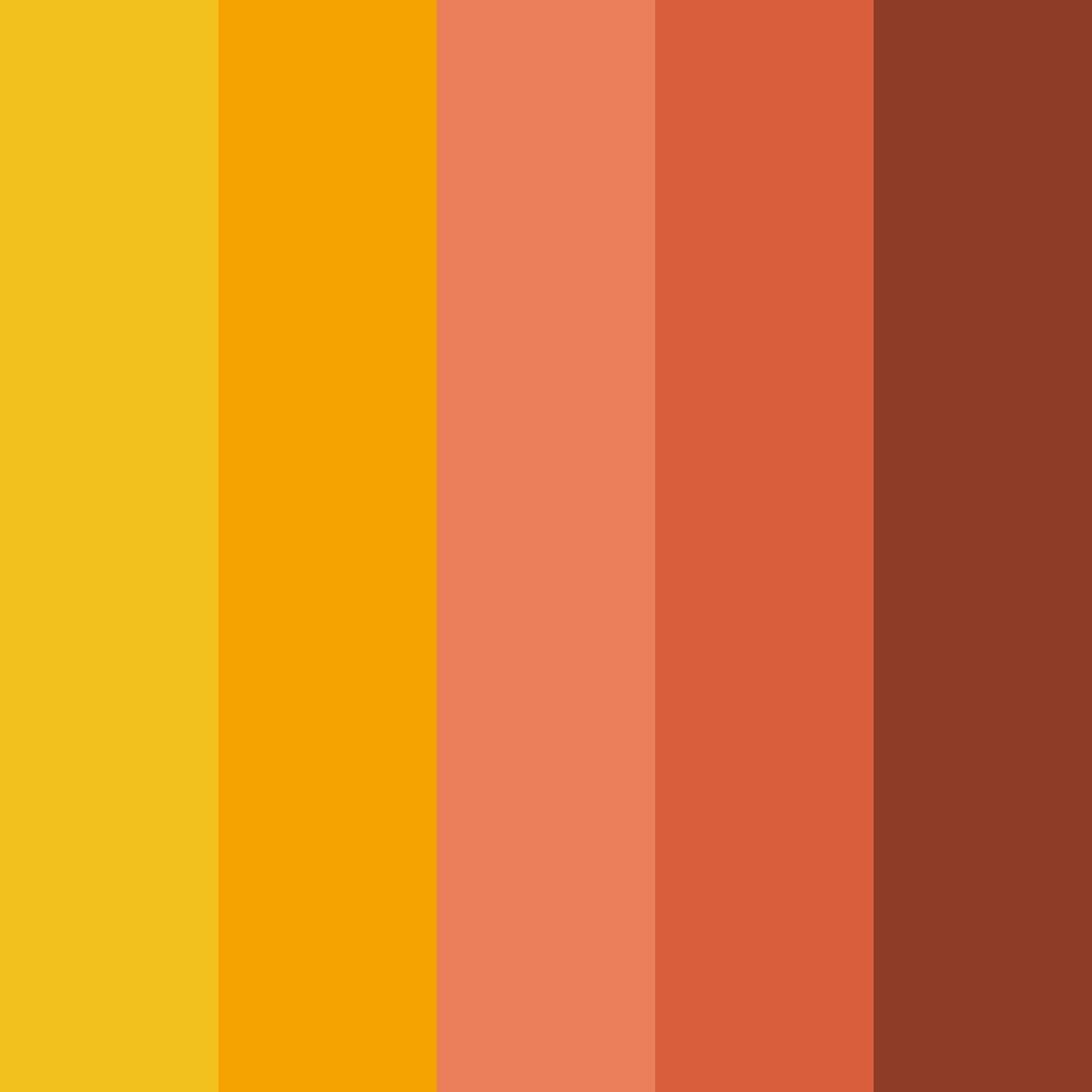 Download tropical chew delight color palette PNG image (square)