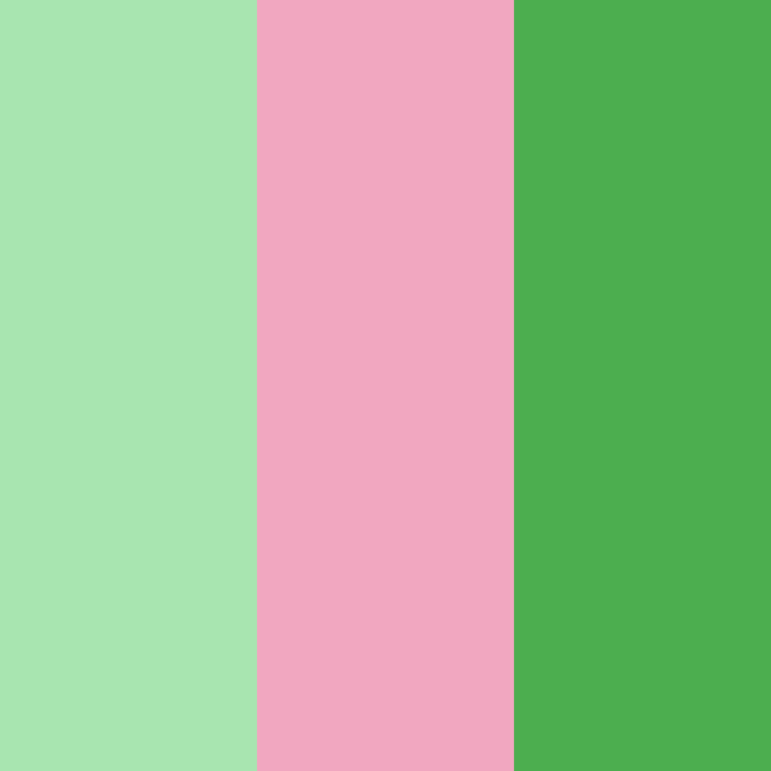 Download green cotton candy color palette PNG image (square)