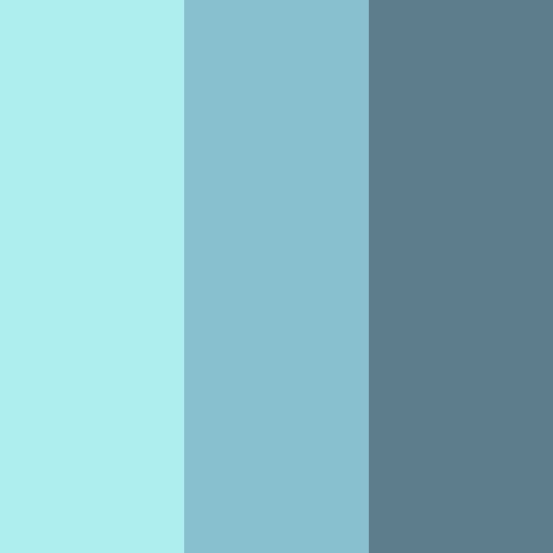 Download aqua horizon color palette PNG image (square)