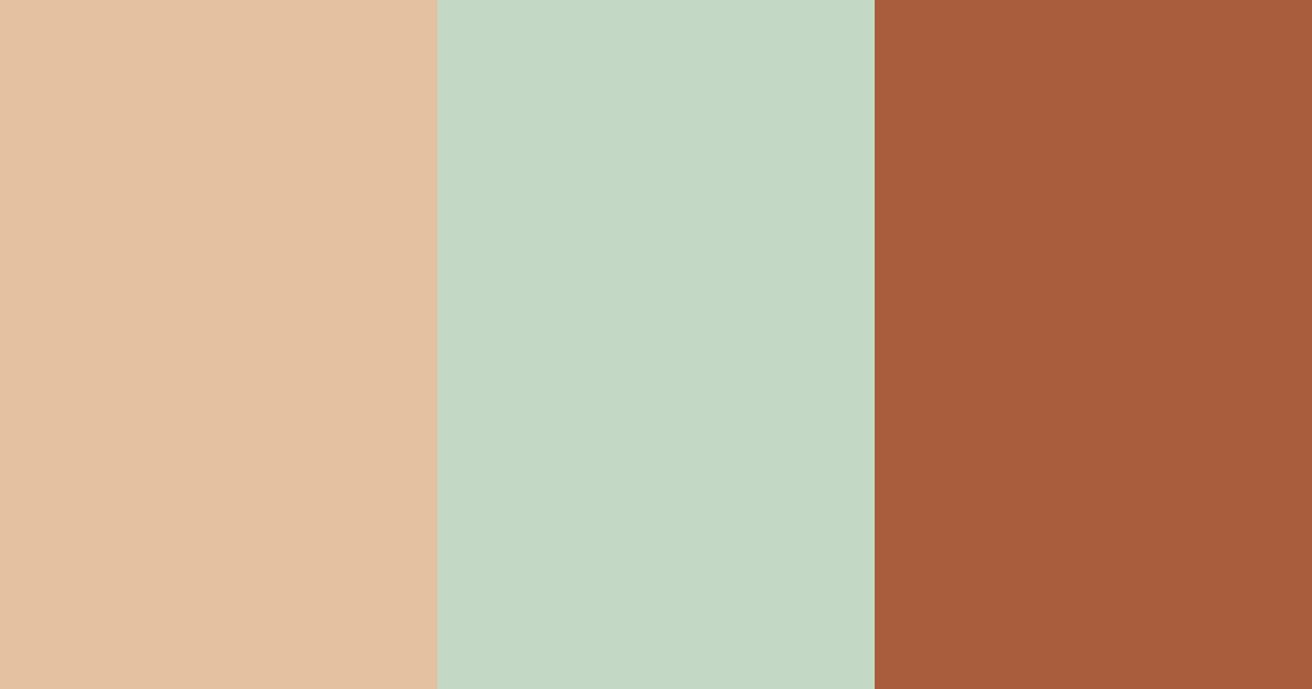 Download terracotta oasis color palette PNG image (landscape)