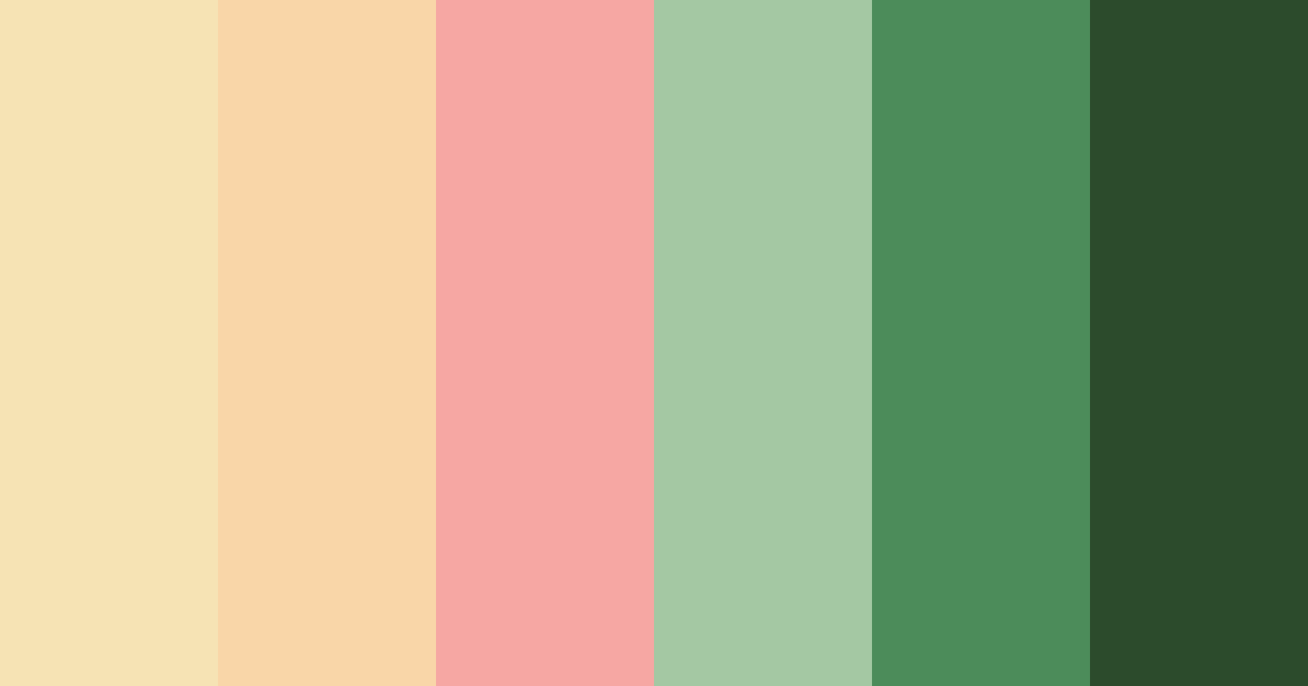 Download enchanted grove color palette PNG image (landscape)