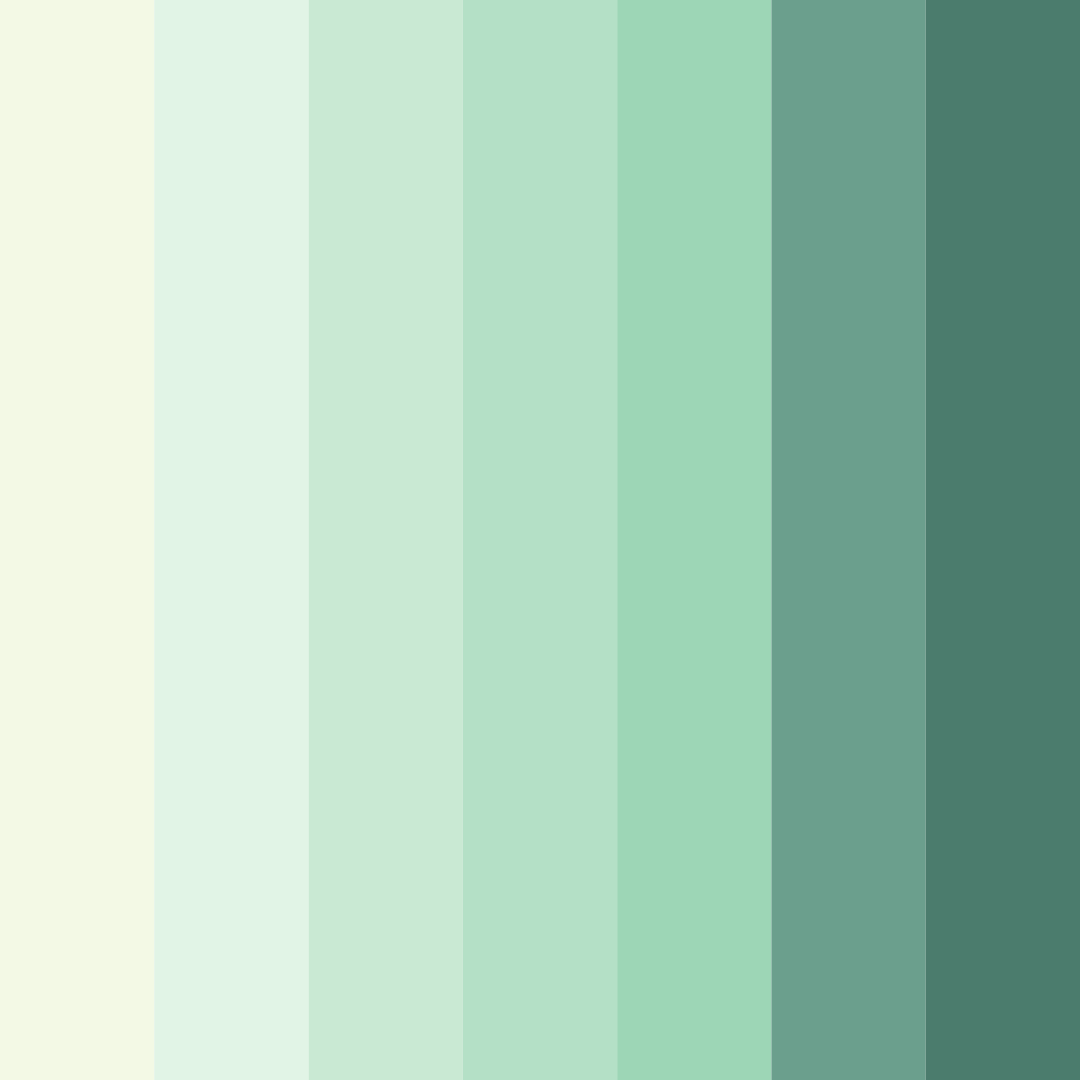 Download garden delights color palette PNG image (square)