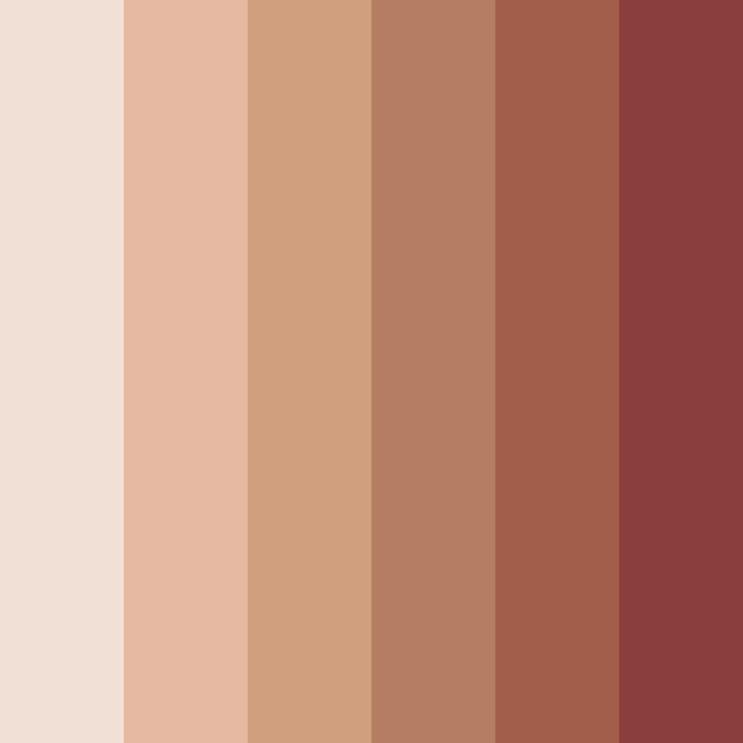Download desert rose hues color palette PNG image (square)