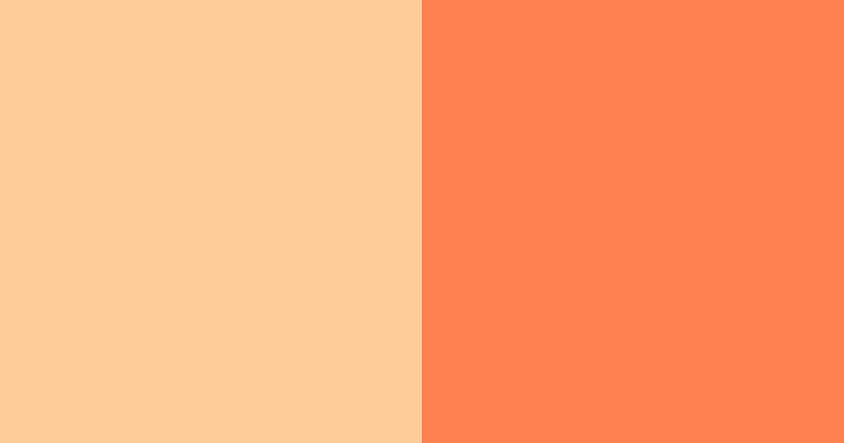 Download sunset coral bliss color palette PNG image (landscape)