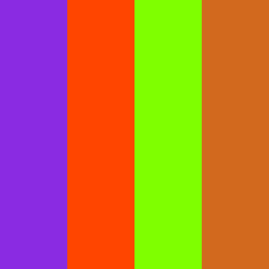 Download vibrant royal contrast color palette PNG image (square)