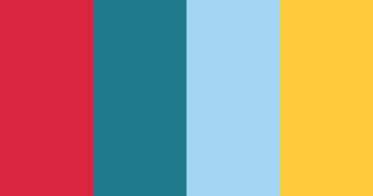 Download sunset beach party color palette PNG image (landscape)