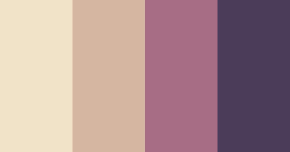 Download muted pink color palette PNG image (landscape)