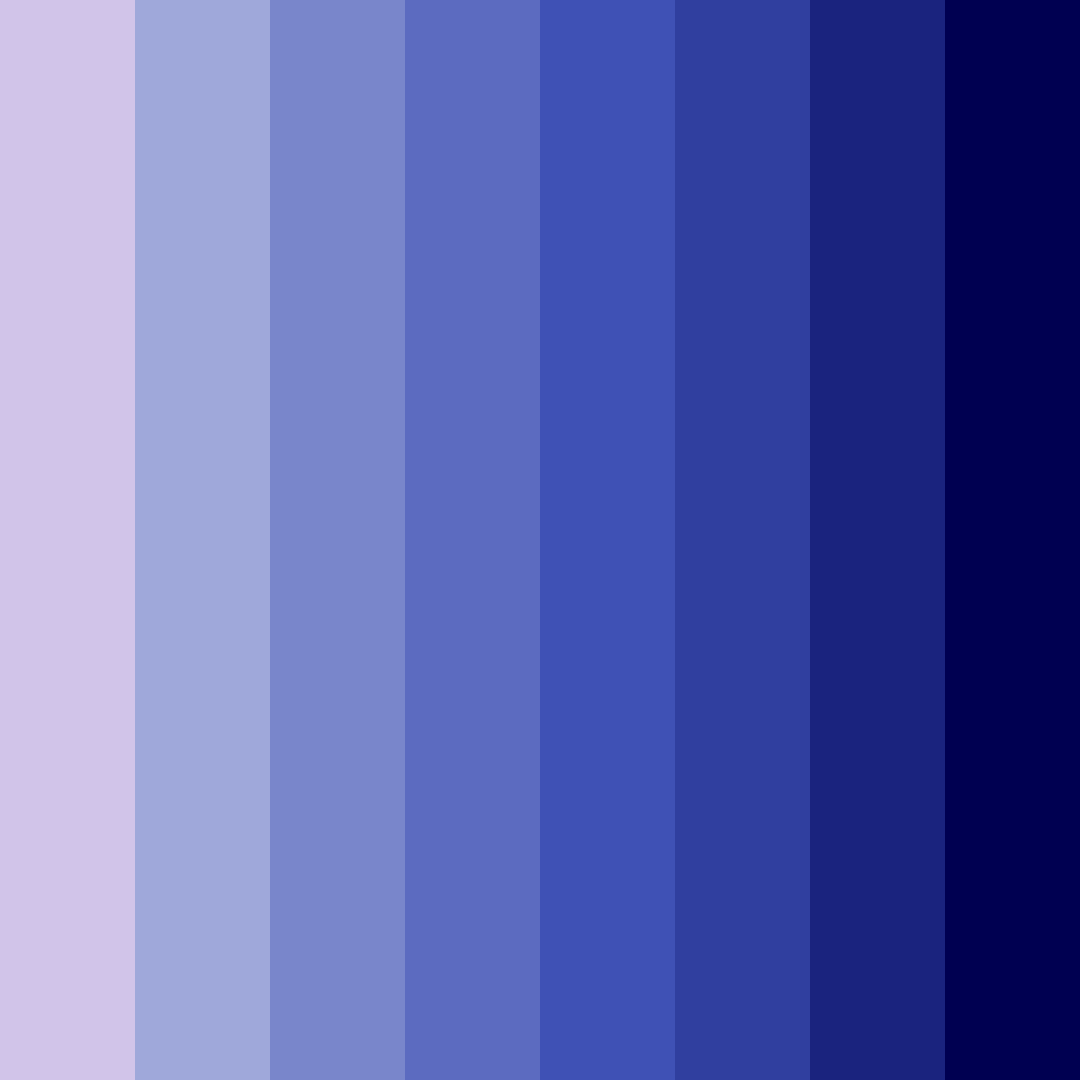 Download purple blue shades color palette PNG image (square)