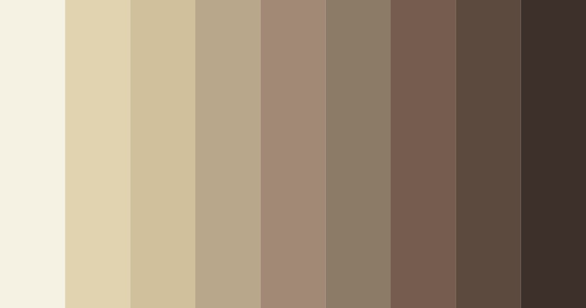 Download beige earth color palette PNG image (landscape)