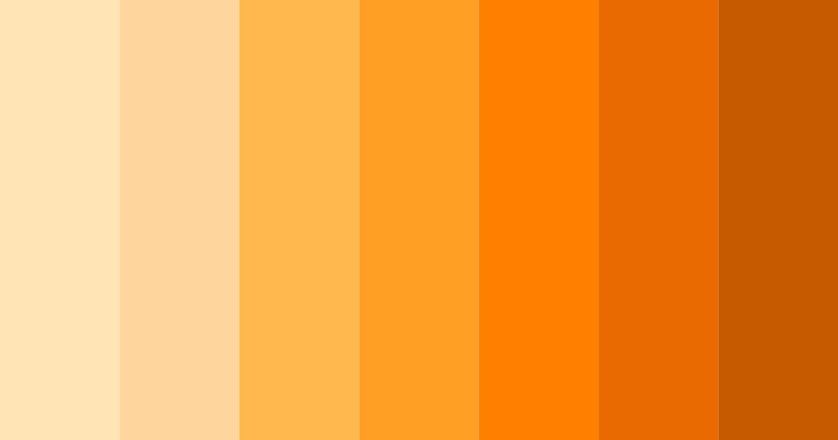 Download light orange sunset color palette PNG image (landscape)