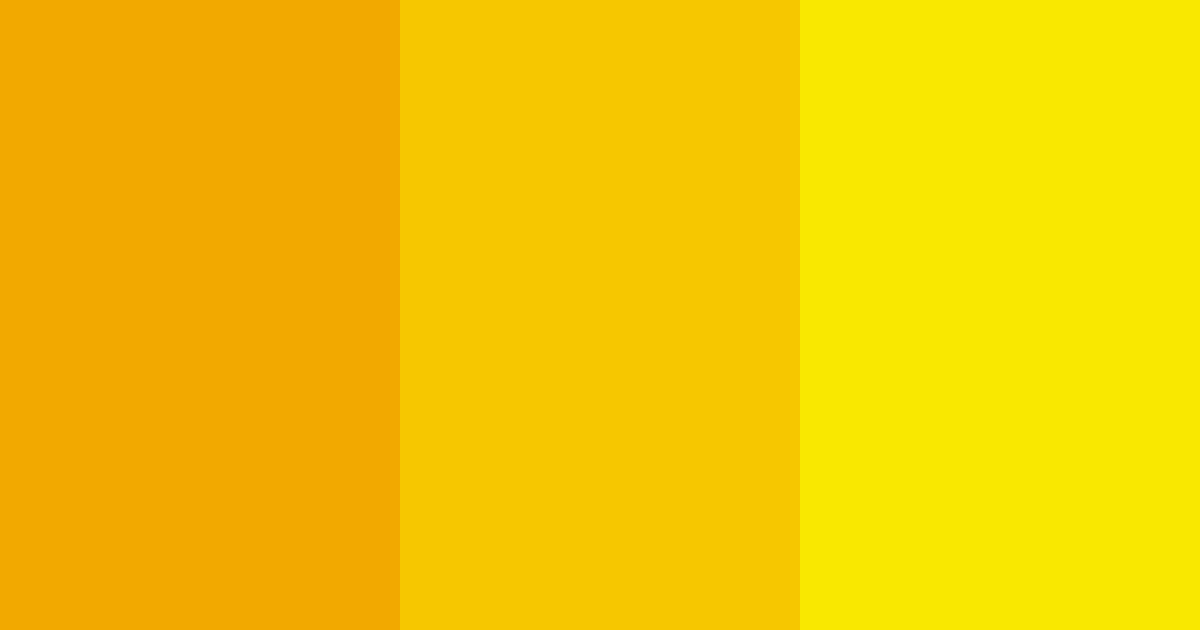 Download yellow sunshine color palette PNG image (landscape)