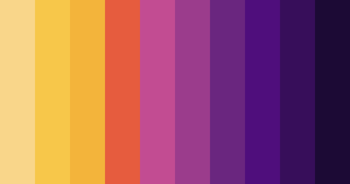 Download vivid dissonance color palette PNG image (landscape)