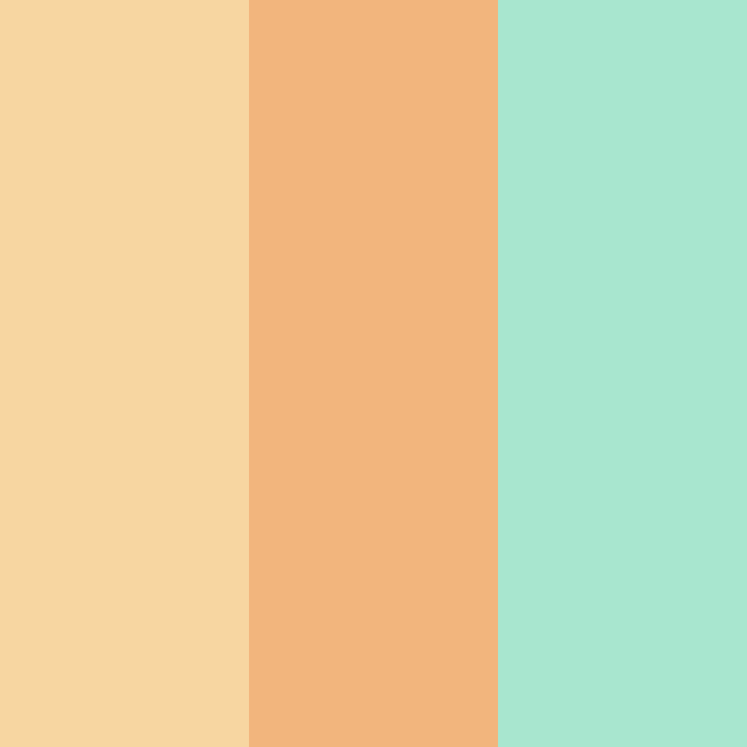 Download sunset serenity color palette PNG image (square)