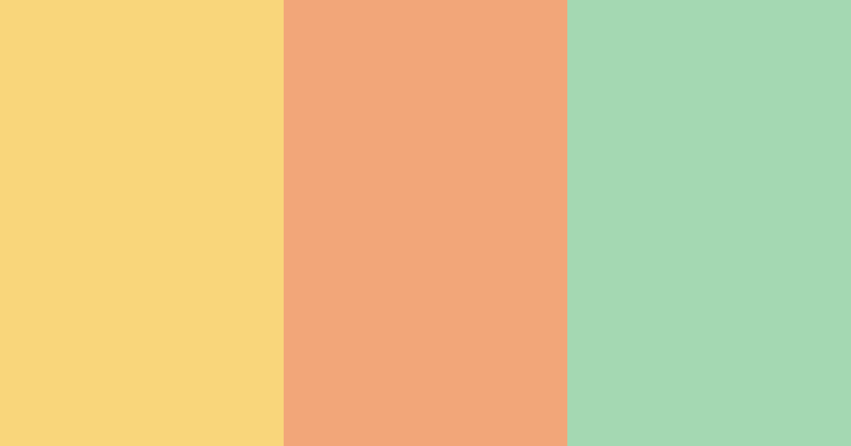 Download warm peach mint color palette PNG image (landscape)