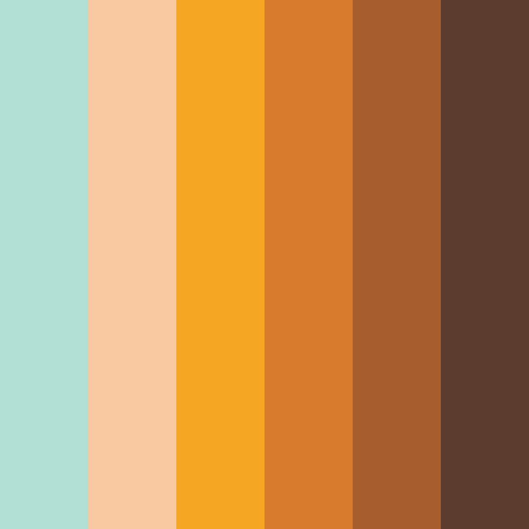 Download sunkissed shoreline color palette PNG image (square)