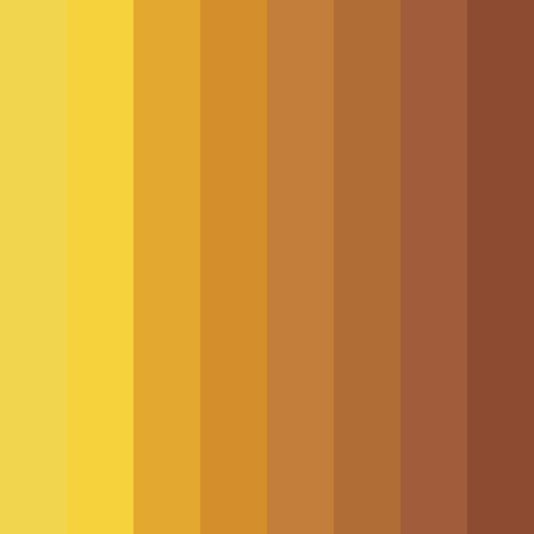 Download golden gambit color palette PNG image (square)