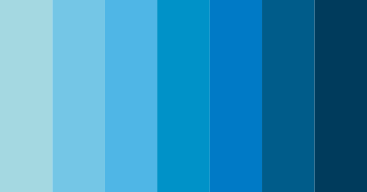 Download blue breeze color palette PNG image (landscape)