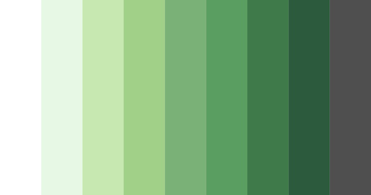 Download green and gray harmony color palette PNG image (landscape)