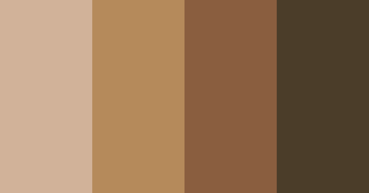 Download earthy embrace color palette PNG image (landscape)