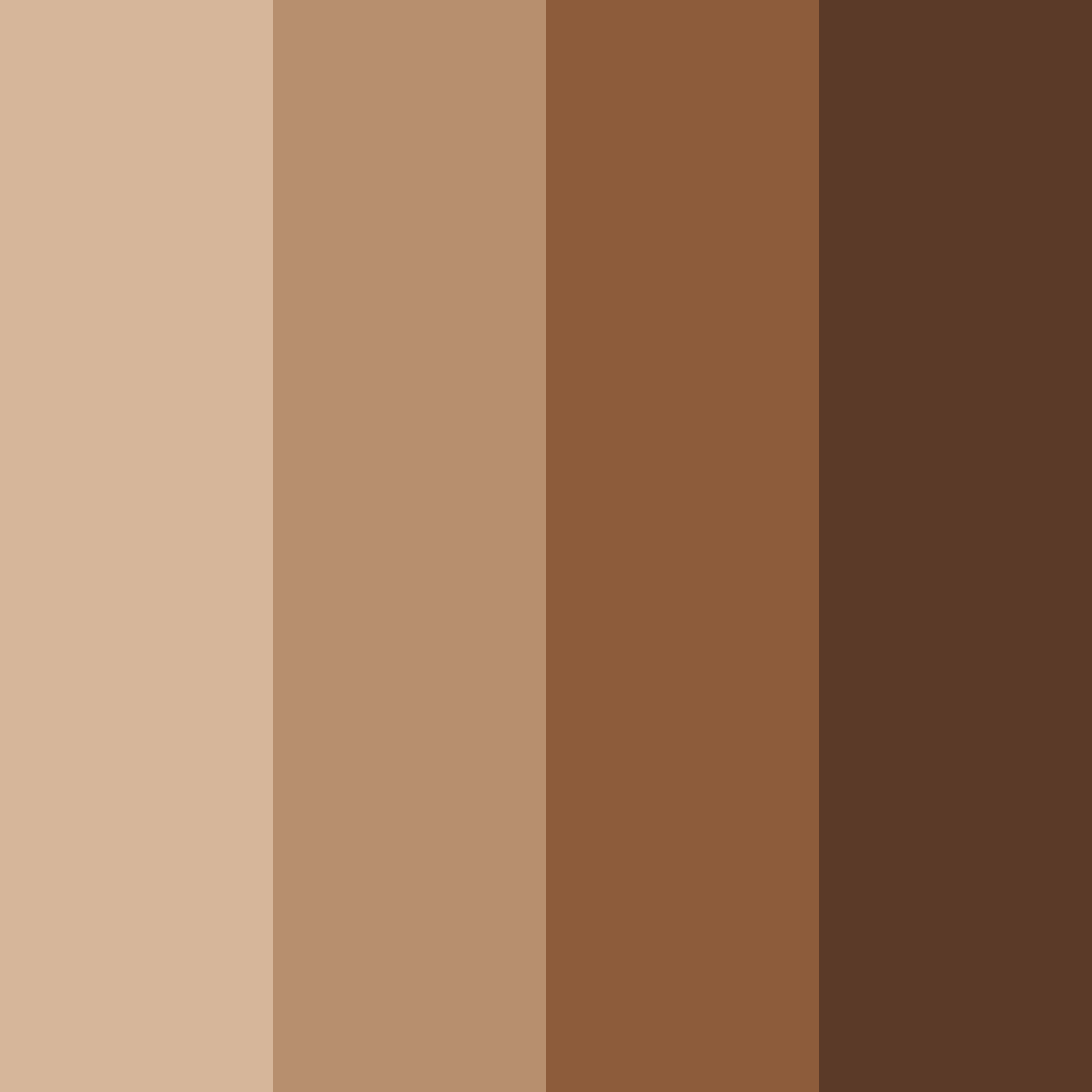 Download brown earth color palette PNG image (square)