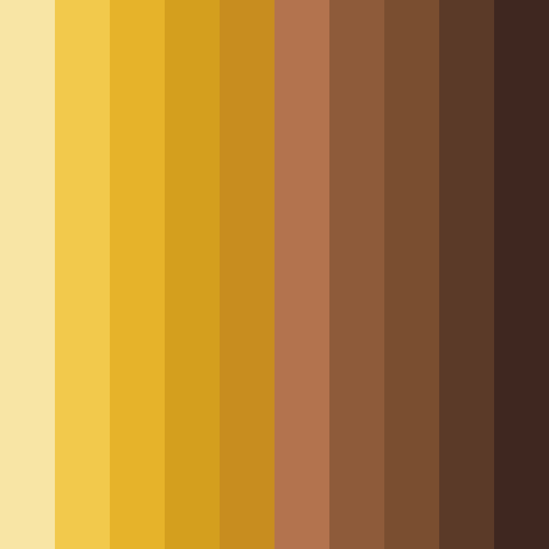 Download golden essence color palette PNG image (square)