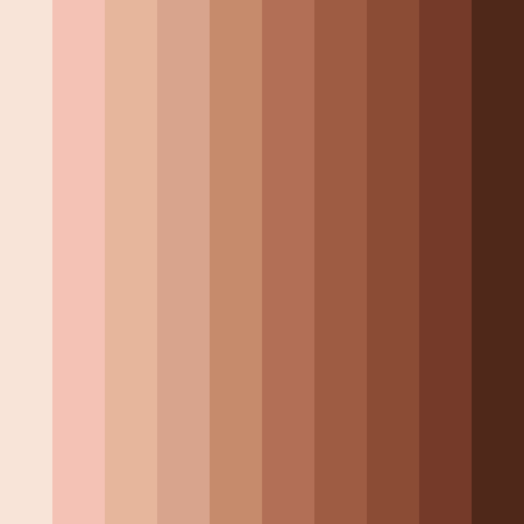 Download chocolate whisper color palette PNG image (square)