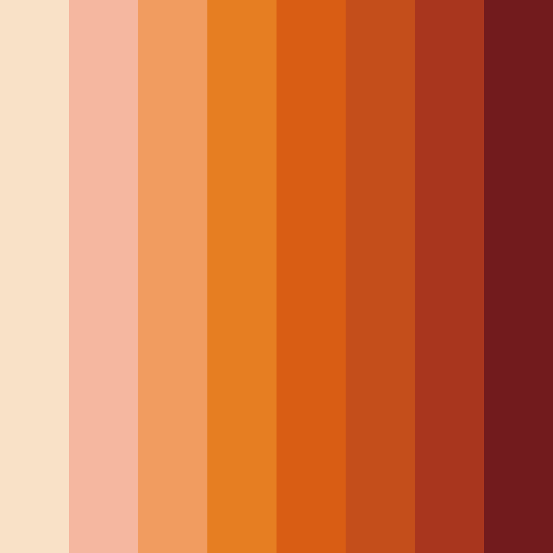 Download fiery honesty color palette PNG image (square)