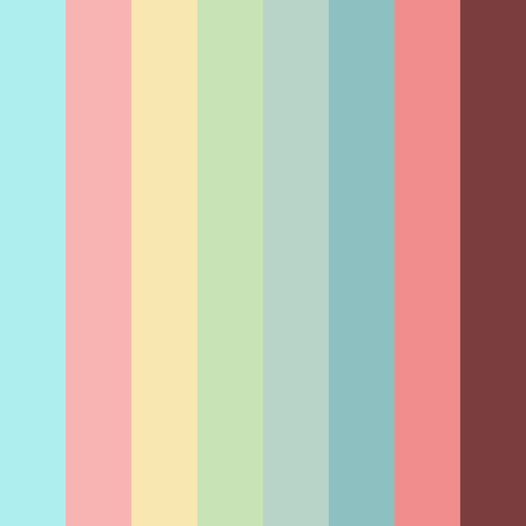 Download harmony in color color palette PNG image (square)