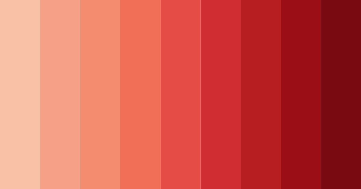Download warm reds color palette PNG image (landscape)