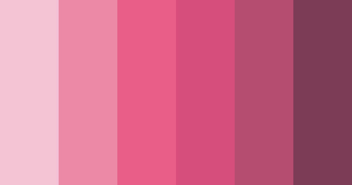 Download rosy crunch delight color palette PNG image (landscape)