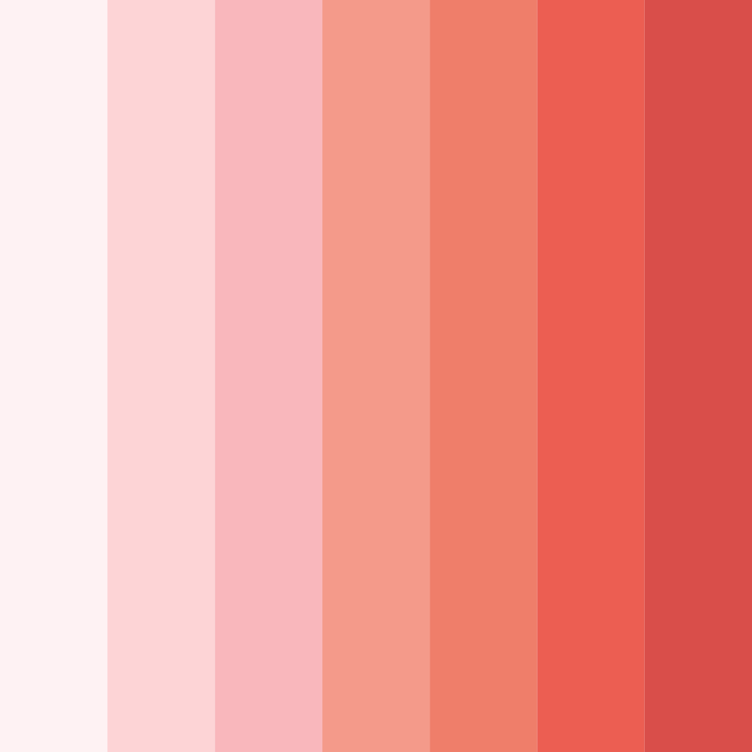 Download blushing sunset color palette PNG image (square)