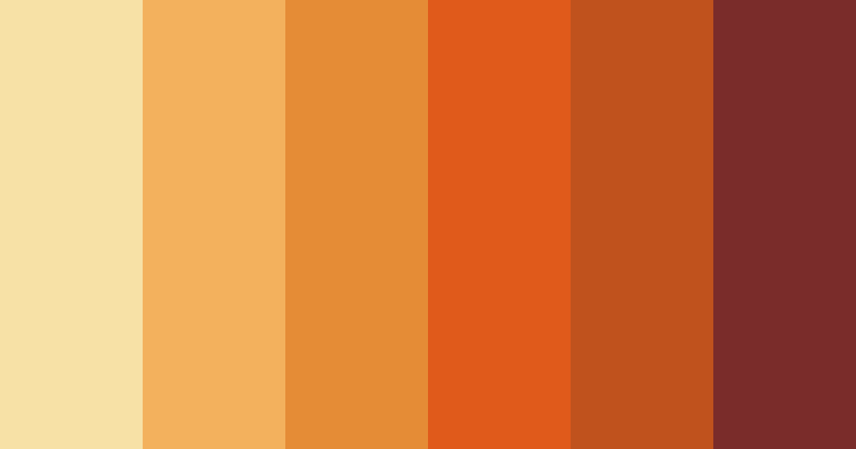 Download autumn harvest color palette PNG image (landscape)