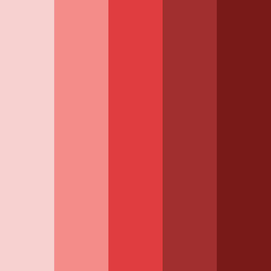 Download crimson cascade color palette PNG image (square)