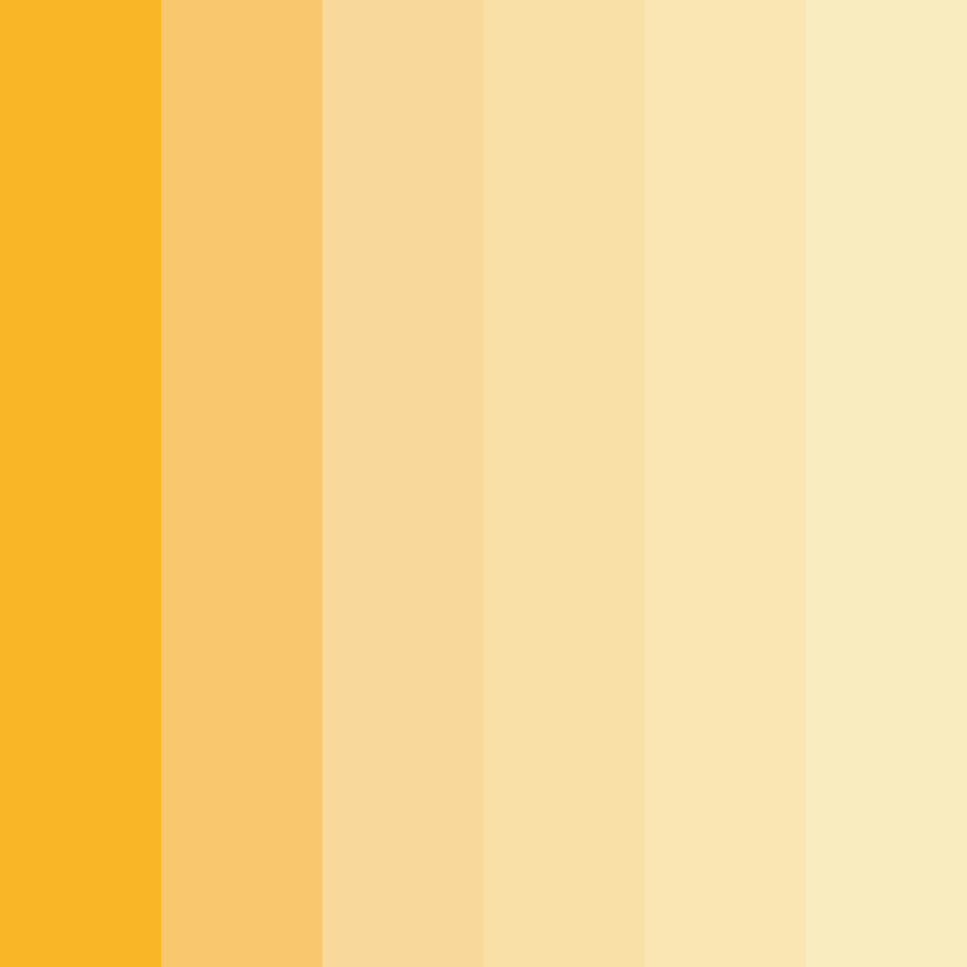 Download golden sunshine color palette PNG image (square)