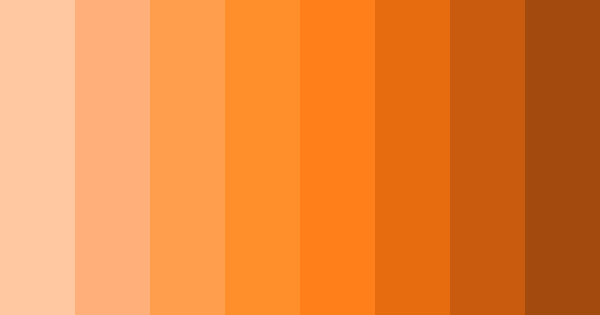 Download peach sunset color palette PNG image (landscape)