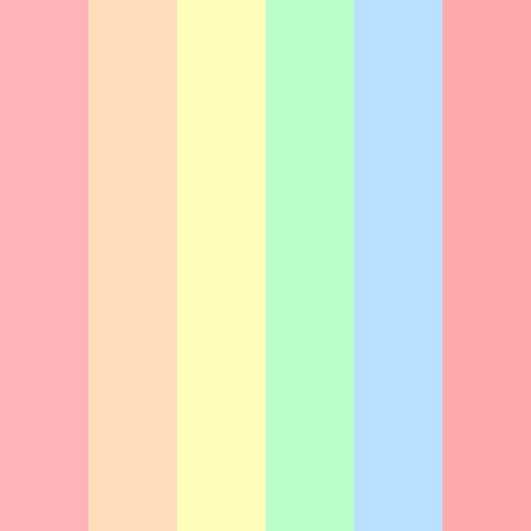 Download pastel prism color palette PNG image (square)