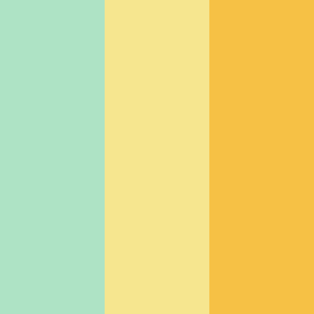 Download blue green yellow mix color palette PNG image (square)