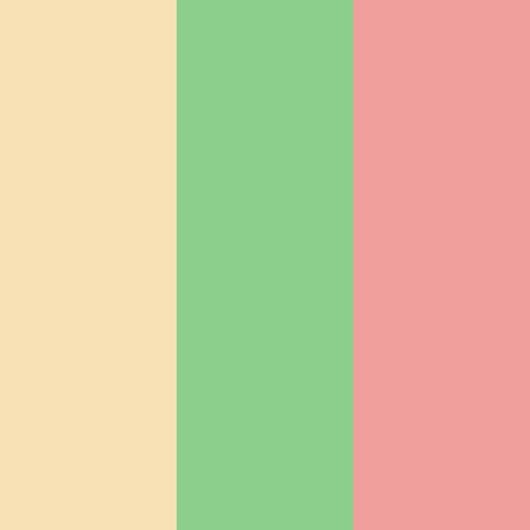Download spring blossom serenade color palette PNG image (square)