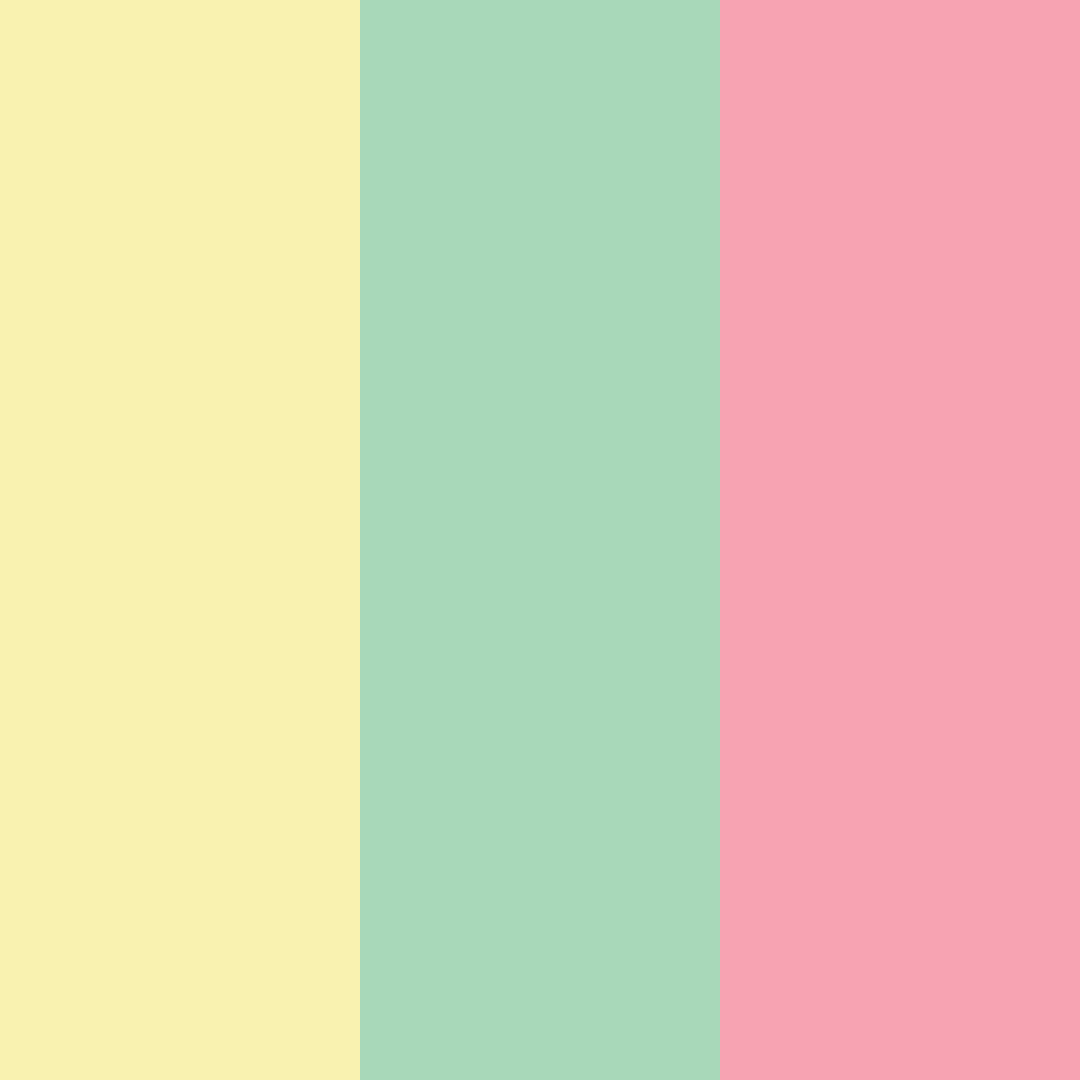 Download spring blossom harmony color palette PNG image (square)