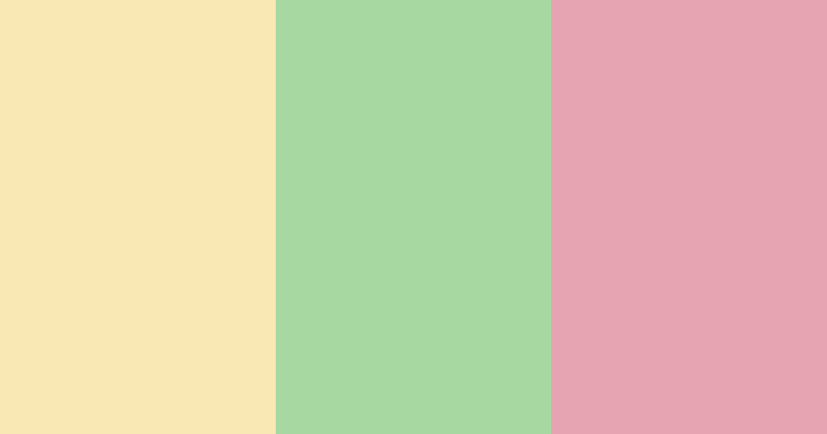 Download spring blossom color palette PNG image (landscape)