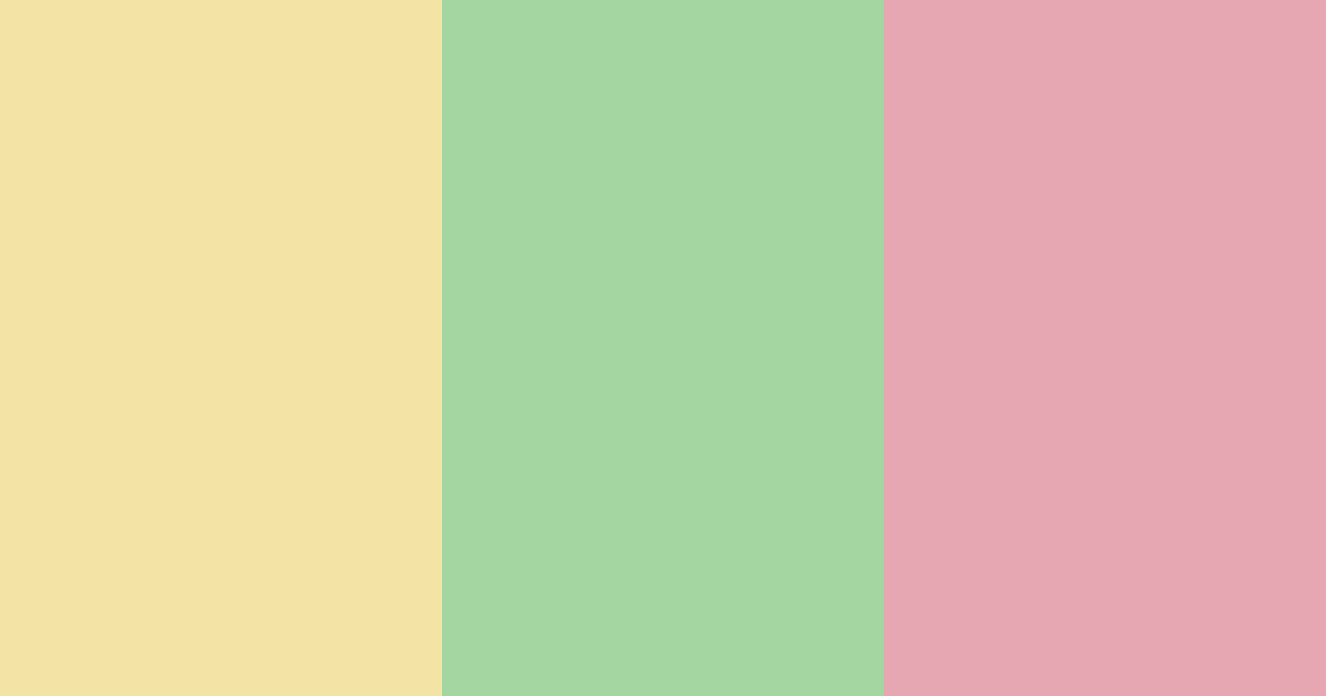Download spring cream color palette PNG image (landscape)