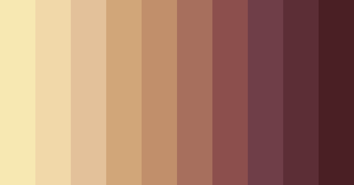 Download autumn's embrace color palette PNG image (landscape)