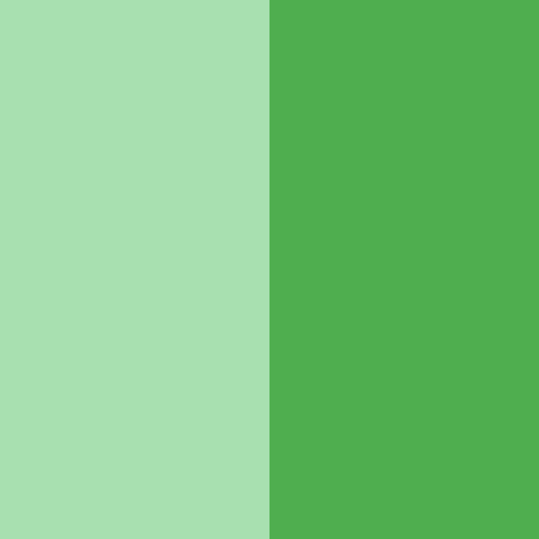 Download healthy green color palette PNG image (square)