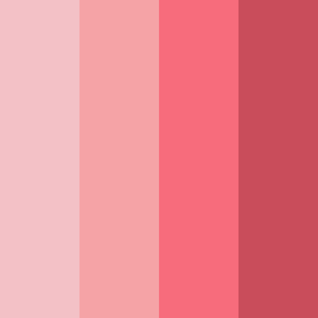 Download pink guava color palette PNG image (square)